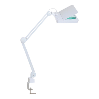 Лампа-лупа бестеневая MED-MOS 9002LED (9008LED-D-189) с настольным креплением